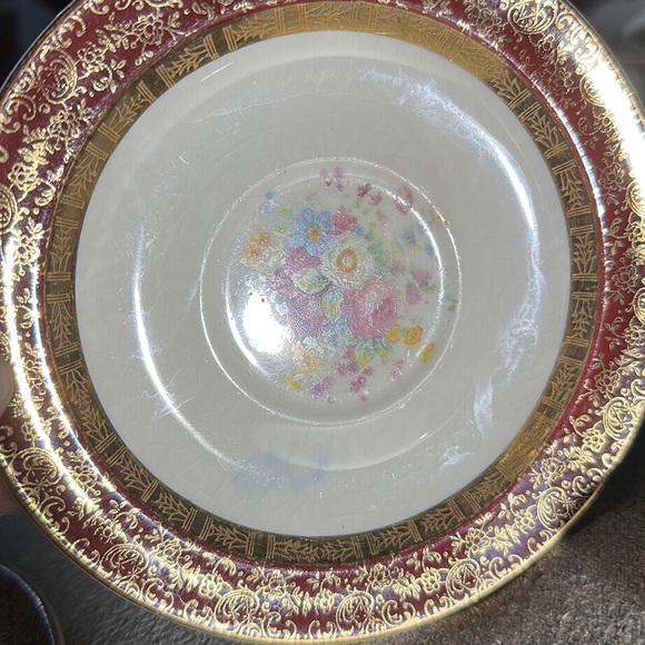 Rare vintage 23K gold plates (4) Century by Salem made in USA - Picture 7 of 8